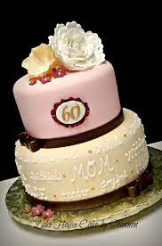 Happy 60th birthday to a wonderful mom! Pin On Party Cakes