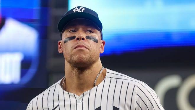 Aaron Judge injury update: Yankees star out with 'elbow issue'
