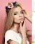 Wedding Straight Hair With Flower Crown