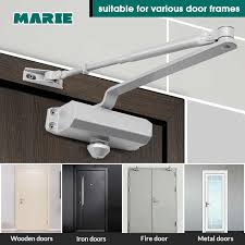 Learn how to properly install commercial doors, frames and hardware, including hollow metal frames, for new or existing walls. Marie 1102 Silver Automatic Speed Adjustable Hydraulic Buffer Door Closer Simple Installation For 25 45kg Commercial Residential Door Closers Aliexpress