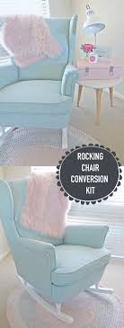 This Handcrafted Kit Will Convert The Beautiful Ikea Strandmon Wingback Armchair Into A Delightfully C Rocking Chair Nursery Ikea Wingback Chair Ikea Strandmon