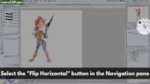 How To Flip Images In Clip Studio Paint - Youtube