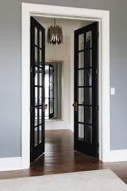 Jsd Jean Stoffer Design Black French Doors And White Skirting Board And Moulding Around French Doors Interior Black Interior Doors Black French Doors