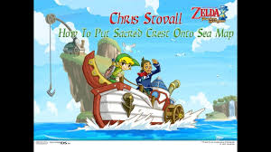 legend of zelda phantom hourglass how to press sacred crest on sea chart