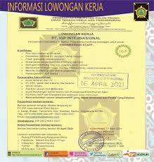 Pt gs battery sebuah perusahaan manufaktur saat ini sedang membuka peluang karir… Kategori Lowongan Kerja Terbaru