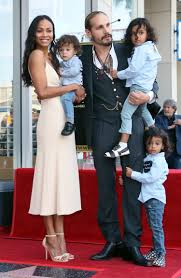 From the start, she was never one to dither, not about her career, and certainly not about love. Zoe Saldana S Sons At Walk Of Fame Simplemost
