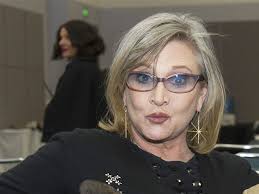 Carrie Fisher, Carrie Fisher's dog Gary, Star Wars press tour, The Force  Awakens