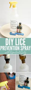 lice prevention spray with essential oils