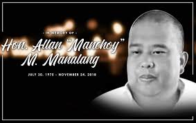 SA LAHAT PO NANG NAGMAMAHAL SA AKING ANAK, ANG DATING ABC PRESIDENT AT CITY  COUNCILOR ALLAN "Manchoy" MANALANG... Nais po naming ipabatid sa lahat na  ang kanyang labi ay ihahatid na po