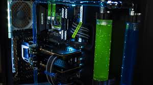 Download 1366x768 Custom Water Cooling Green Liquid Pc Gaming Wallpapers For Laptop Notebook Wallpapermaiden Evolve 4k wallpaper in 1366x768 resolution.