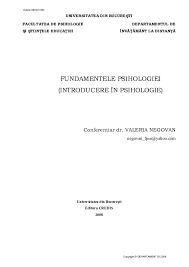 Universitatea din bucurești este o universitate de stat din bucurești și una dintre cele mai prestigioase instituții de învățământ superior din românia. Pdf Universitatea Din Bucuresti Facultatea De Psihologie Si StiinÅ£ele EducaÅ£iei Departamentul De Fundamentele Psihologiei Introducere In Psihologie Coninstall Fxf Academia Edu