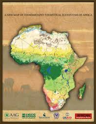 Natural vegetation map of africa history african africa map. A New Map Of Standardized Terrestrial Ecosystems In Africa Natureserve
