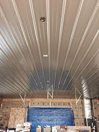 Putting up walls with metal studs I Need Lighting And Other Ideas For My Metal Ceiling Please