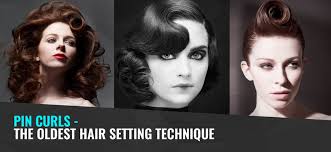 Pin curls were the basis of many different classic styles, from the 18th century all the way up to the pin curls are a super easy and versatile way to style your hair once you get the technique down. Pin Curls The Oldest Hair Setting Technique Mhd