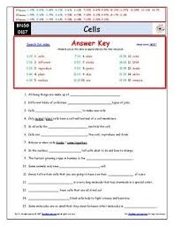 Differentiated Video Worksheet Quiz Ans For Bill Nye Cells Bill Nye Cells Worksheet Cell