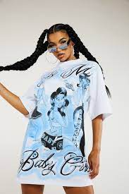 Buy Baby Blue T Shirt Dress Off 53