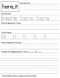 Each of these sight word practice worksheets zeros in on one sight word and uses it in three very short sentences. Kindergarten Sight Word Worksheets Sight Words Reading Writing Spelling Worksheets
