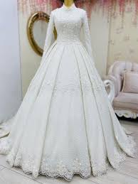 3 Boyutlu Pileli Tesettur Gelinlik The Dress Dantel Gelinlik Gelinlik