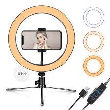 Led Ring Light With Tripod Stand Led Ring Light Cell Phone Holder Led Ring