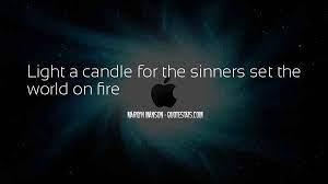 Top 8 Marilyn Manson Best Lyrics Quotes Famous Quotes Sayings About Marilyn Manson Best Lyrics