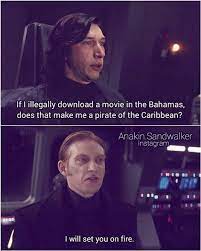 I Will Set You On Fire Star Wars Humor Star Wars Fandom Star Wars Memes