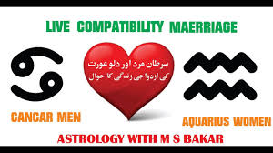 The boy means the world to me. Cancer Male Aquarius Female Love Marriage Compatibility Urdu Hindi Youtube