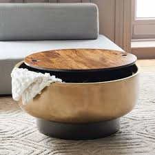 What kind of outdoor coffee table clearance should i use for the outdoors? Drum Storage Coffee Table