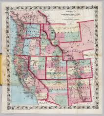 Click on the usa rocky mountains map to view it full screen. Rocky Mountain State Pacific Coast David Rumsey Historical Map Collection