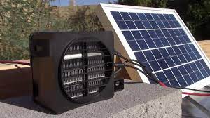 These items are sure to reduce dependency on electricity and save consumers enormous amounts of money. Solar Electric Air Heater 100w 12v 100w Solar Panel Runs It Pv Space Heating Ez Diy Youtube