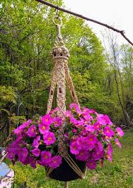 Modern Macrame Plant Hanger Large Flower Pot Holder Indoor Etsy Large Flower Pots Plant Hanger Flower Pot Hanger