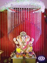 A place of worship in your house or mandir has to reflect all the spirituality for you to be able to pay tribute to the gods and the goddesses properly. Ganpati Decoration Decoration Material Free Delivery Home Facebook