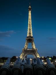 Hd Wallpaper Eiffel Tower Under Blue Sky Metal Night Sunset Lighting Capital Wallpaper Flare A collection of the top 53 eiffel tower desktop wallpapers and backgrounds available for download for free. eiffel tower under blue sky metal