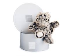 Peluche doudou marionnette hippopotame histoire d'ours brun marron poche neuf. Histoire D Ours Boulidoux Hippo Moyen Modele 25 Cm Boite Cadeau