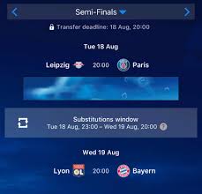 Uefa.com works better on other browsers. Uefa Champions League Fantasy Football 2019 20 Semi Final And Final Fantasy Football 247 Premier League Tips