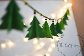 See more ideas about christmas paper, christmas paper crafts, christmas crafts. Paper Christmas Tree Garland Tutorial The Crafty Angels