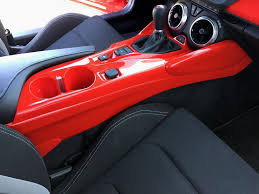 6th Generation Camaro Custom Painted Center Console Side Panels Camaro Interior Camaro Camaro Accessories