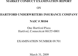 Search for texas insurance agent, adjuster, agency, and company licenses. Market Conduct Examination Report Hartford Underwriters Insurance Company Naic One Hartford Plaza Hartford Connecticut Pdf Free Download
