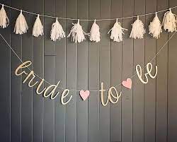 Bride To Be Bannerbridal Shower Decorationbridal Shower Etsy Blush Bridal Showers Bride To Be Banner Bridal Shower Banner