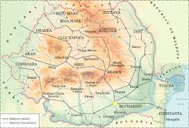 Căile ferate române (translated romanian railways, abbreviated as cfr) is the official designation of the state railway carrier of romania. Harta Harta Cai Ferate
