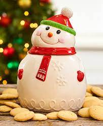 Drop by rounded tablespoonfuls onto parchment paper or silicone baking mat lined baking sheets, about 3 inches apart. Holiday Ceramic Cookie Jars With Cookies Ltd Commodities