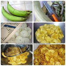1 sisir pisang kepok 80 gram tepung beras 50 gram tepung maizena 50 gram tepung. Cheq Pi Mana Kerepek Pisang Tanduk Rangup Cara Cheq