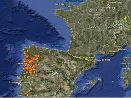 República portuguesa), is a country located mostly on the iberian peninsula in southwestern europe. Mapa Dos Incendios Em Portugal E Na Europa
