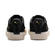 Newest No Cost Puma Suede Trim Trainer In Schwarz Whisper Gold Grosse 10 5 Strategies Puma Suede Puma Suede