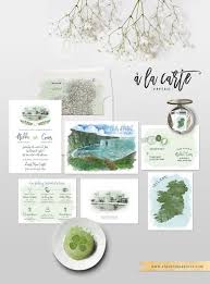 Destination Wedding Invitation Ireland Cliffs Of Moher Irish Illustrated Watercolor Drawing European Dublin Wedding Deposit Payment Wedding Invitations Ireland Destination Wedding Invitations Destination Wedding