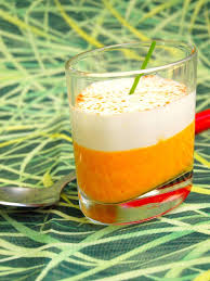 Verrines De Creme De Carottes Et Mousse De Chevre Creme De Carotte Mousse De Chevre Et Recettes De Cuisine
