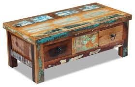 Get cool retro furniture delivered to your door. Living Room Coffee Table With Drawers Reclaimed Wood Farmhouse Coffee Tables By Affordablevariety Houzz