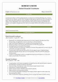 Take a look at the top 10 most popular example resumes to find which resume sample is best for your professional profile: Financial Coordinator Resume Samples Qwikresume