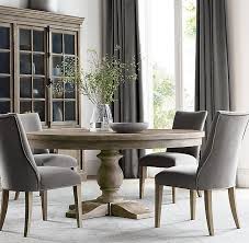 Rh 39 S 17th C Priory Round Dining Table Popularized During The Middle Ages The Trestle Is One Dining Room Table Decor Round Dining Room Modern Dining Table
