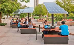 Outdoor Work Stations Outdoor Office Outdoor Learning Spaces Campus Design