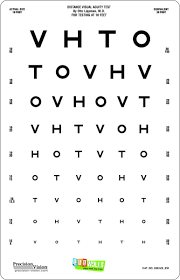 amazon com kids peel stick eye chart with sloan letters